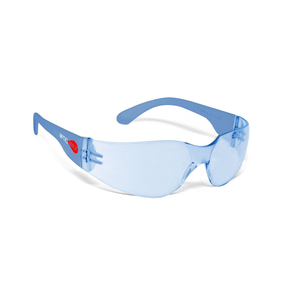 Light Blue Polycarbonate Safety Glasses