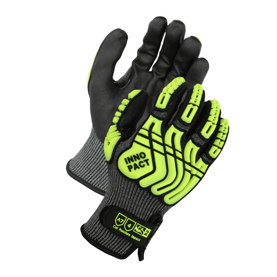A7 Cut Resistance A2 Impact Glove with Hook-n-Loop Closure