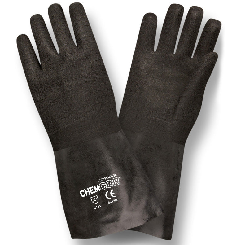 12 inches Supported Neoprene Gloves with Rough Finish