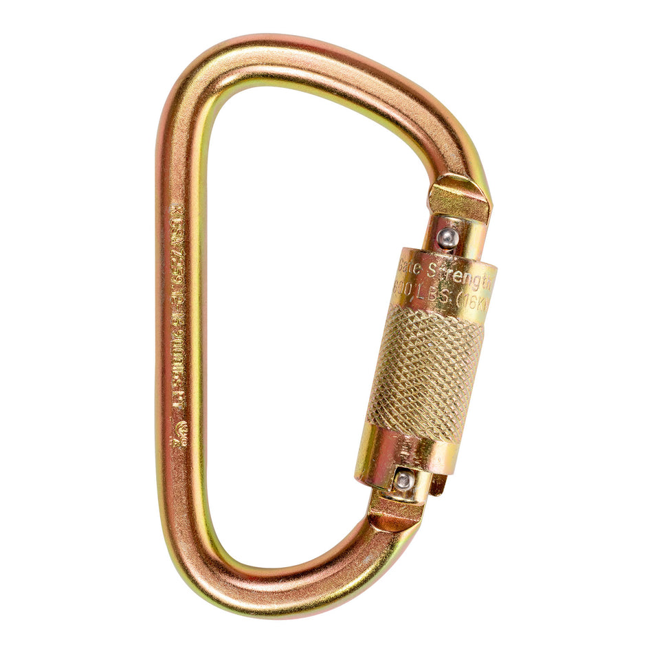 Steel Carabiner with .84" gate opening