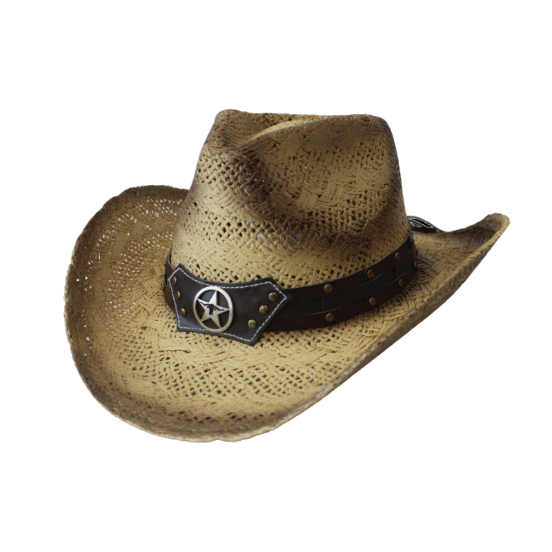Brown Beige Woodlands Style Cowboy Hat