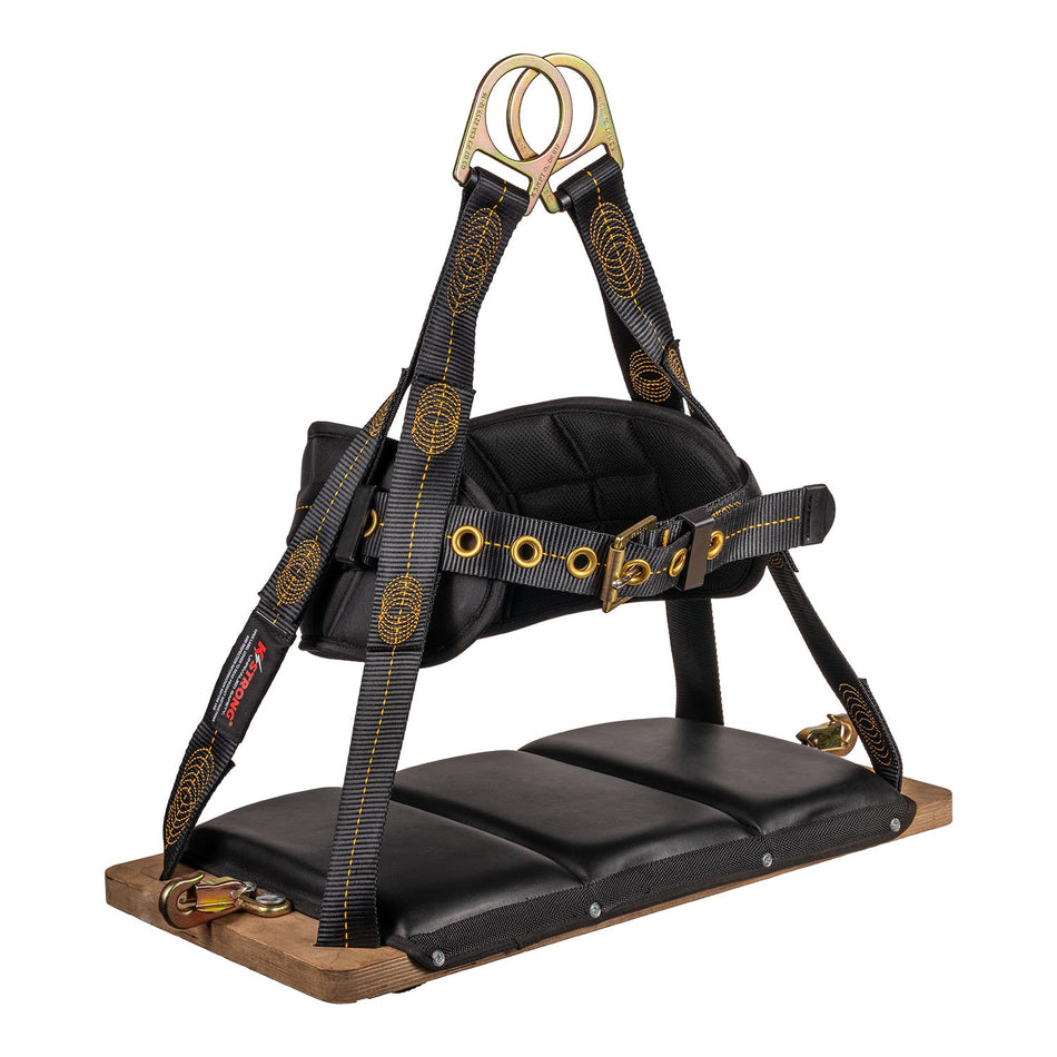 Bosun Chair with Padded Board, Padded Belt, Lifting D-rings, Tool Clips