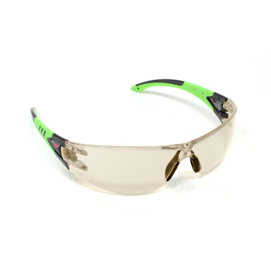 Optic Max 130 Series - Rubber Temple Indoor/Outdoor Lens Safety Glasses